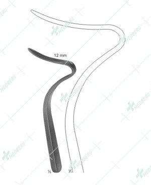 Tager Bone Levers, for angle joint operations, 175 mm
