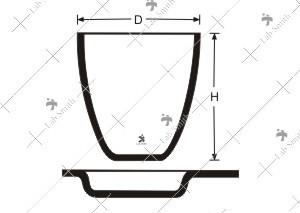 Tall Form Crucibles & Lids