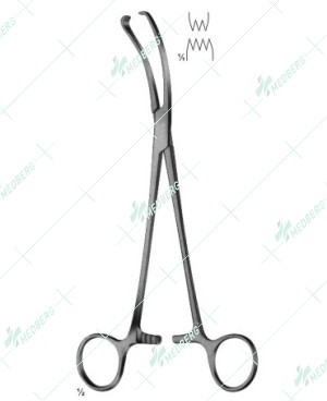 Teale Uterine Tenaculum Forceps, 225 mm