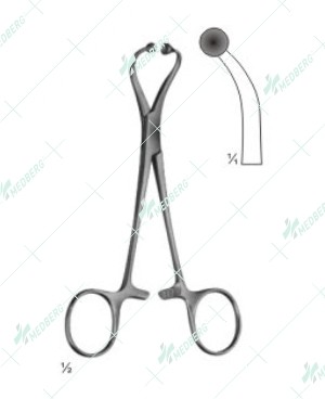 Towel Clamps, for paper cloths, 140 mm
