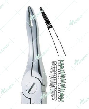 Upper Root Tip Forceps, Carbide