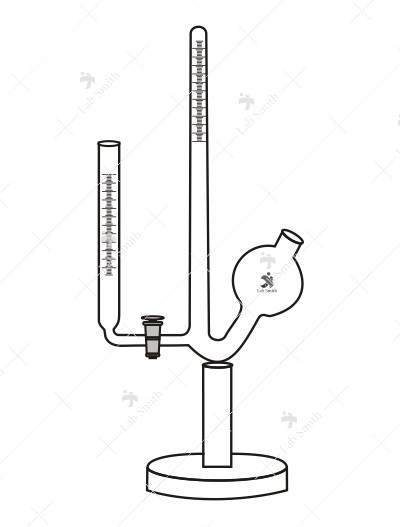 Ureometer Doremus, with stop cock for rapid determination in urine.