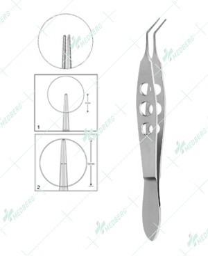 Utrata Capsulorrhexis Forceps, Short Handle