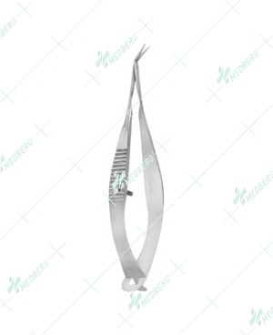 Vannas Capsulotomy Scissors, 5mm long blades, angled forward