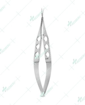 Vannas Scissors,  extra thin 10mm long blades, curved