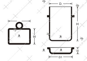 Volatile Matter Determination Coking Crucible & Lid B.S. 1016 (Part 1)