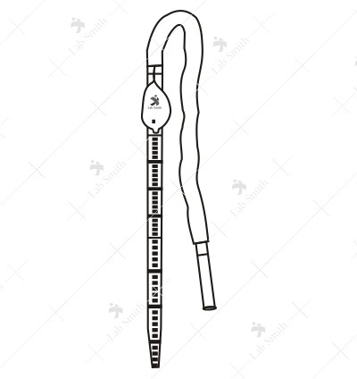 W.B.C. Pipette with suction tube and mouthpiece