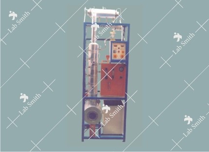 BUBBLE CAP DISTILLATION COLUMN  With Data Logging Facility