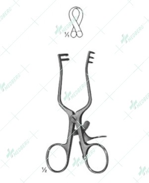 Weitlaner Retractors, Pelvis, 110 mm