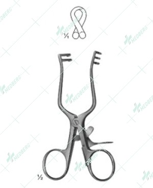 Weitlaner Retractors, Pelvis, 110 mm