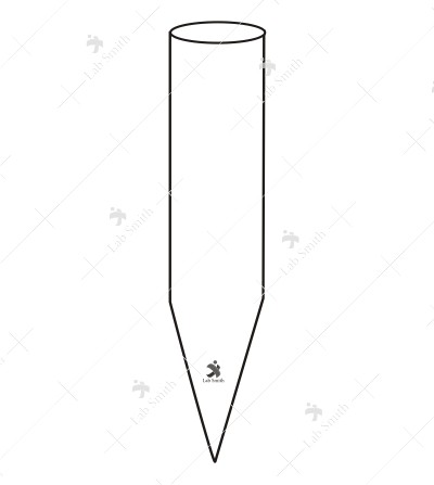 Widal tube, Conical Bottom.