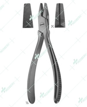 Wire Holding Forceps, Wire Tightening Pliers, Flat, 170 mm