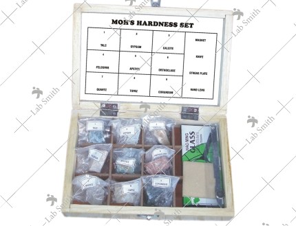 Collection of 9 Moh's Hardness Set