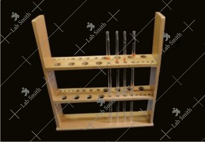 Pipette Stand, Vertical, Wooden