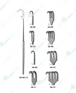 Wound and Trachea Retractors, 165 mm