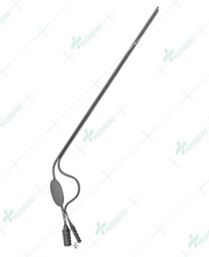 Yasargil Suction Tube, with finger cut-off and stylet, 175 mm
