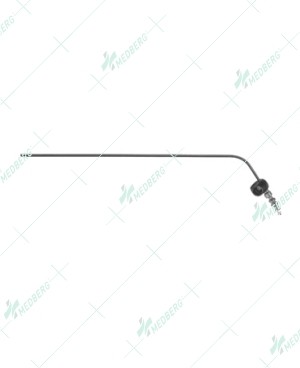 Yasargil Suction Tube, with Lure-Lock Cone, 3.5 mm