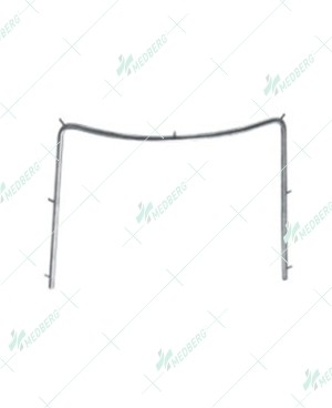 Young Rubber Dam Frame, 105 x 95 Inox