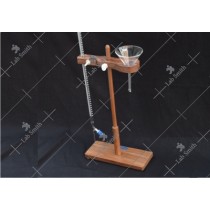 Burette and Funnel Stand, Combined, Wooden