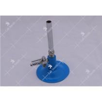 Bunsen Burner, Sheet Metal base, With Stopcock