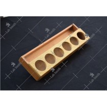 Bottle Stand, 6 Places, Wooden