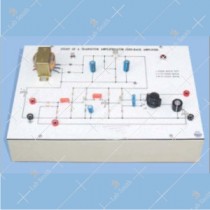 Study of a Transistor Amplifier : 