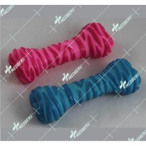 Bone and dumbbell shape of squeak vinyl toys