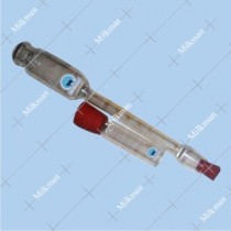 Milk Powder Butyrometer Corning Glass 0-35% with cup & rubber stopper