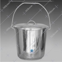 Milk Buckets of Stainless Steel with Lid Hygienic Construction