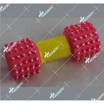 Bone and dumbbell shape of squeak vinyl toys