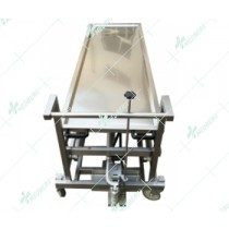 High quality hospital use mortuary equipment mortuary trolley