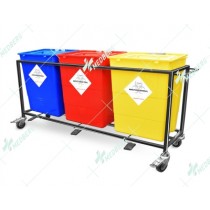 Waste Segregation Trolleys (Mild Steel) 30 Ltr