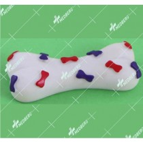 Bone and dumbbell shape of squeak vinyl toys