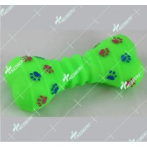 Bone and dumbbell shape of squeak vinyl toys