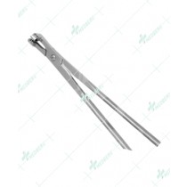 Tooth Forceps Curved Handle 