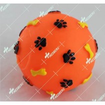 Ball shape of squeak vinyl toys