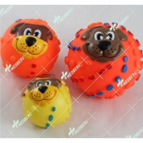 Ball shape of squeak vinyl toys
