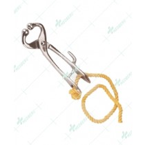 Bull Lead With Hook & Rope S/Steel.