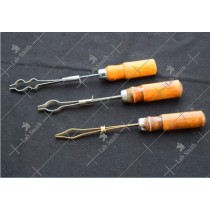 Test Tube Holder Brass, with Wooden Handle 
