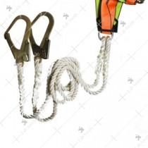 Saviour Double Polyamide lanyard [With Scaffold Hook]