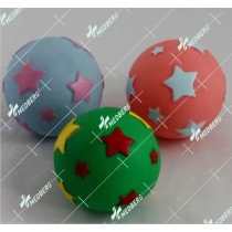 Ball shape of squeak vinyl toys