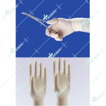 Latex Surgical Gloves Sterile Powdered Beadless