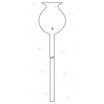 Thistle Funnel, 30 cm. stem