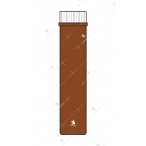 Tubes, Culture, Media, Flat Bottom with Screw Cap and Rubber liner. (Amber)