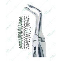 Bayonet Tip Lower Atraumatic Extraction Forceps