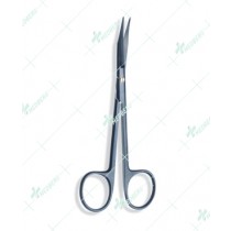 Black Kryptonite Castroviejo Micro Scissors, Curved, 12.5cm