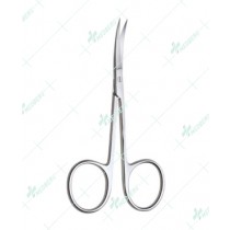 Bonn Miniature Iris Scissor-Curved, 8.9cm long