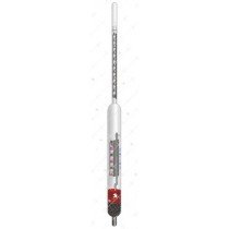 Brix (°Bx) Glass Hydrometers with Built-in Thermometers (Thermohyrdometers)