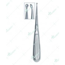 Bruns Bone Curette, 4mm dia.