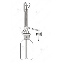 Burette, Automatic Zero Glass Key Stopcock, Mounted on Reservoir, with Rubber bellow. Accuracy as per Class ‘A’ with works certificate